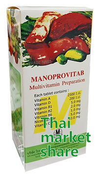 รูปภาพของ มาโนโปรวิแทบ Manoprovitab 72เม็ด